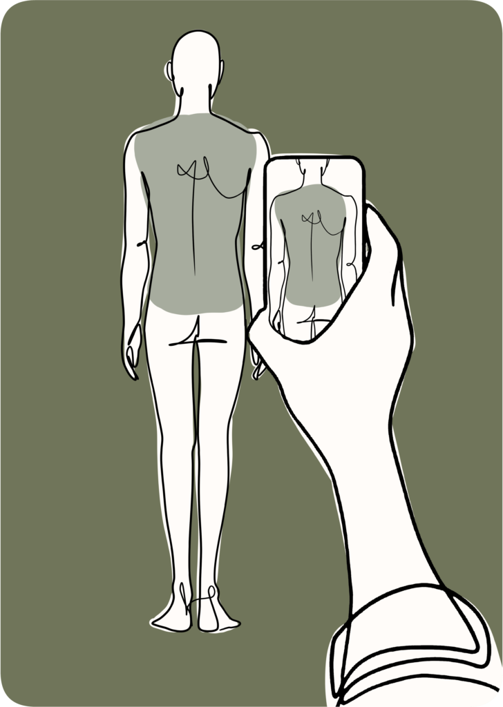 How to take a photo of the back