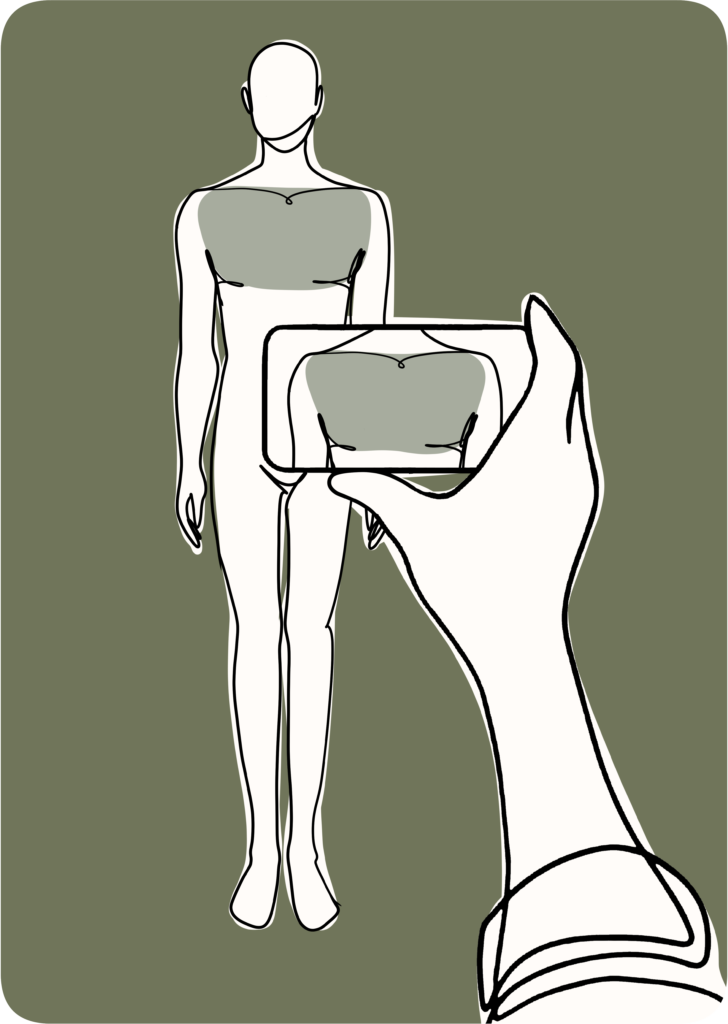 How to take a photo of the chest